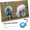 Gadpiparty Livestock Measuring Tape for Cattle, Pigs & Goats - Heavy Duty Weight Tape Measure with Chest Circumference Guide - Portable, Body