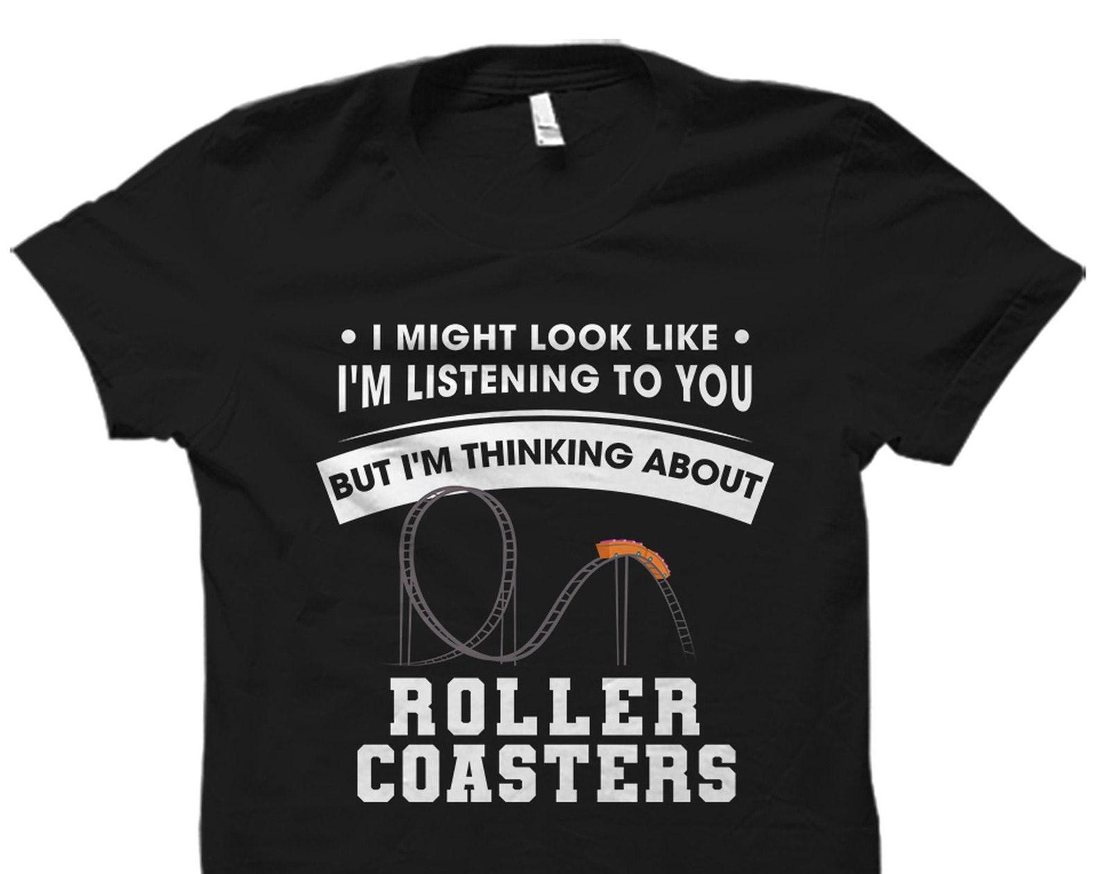 Roller Coaster Lover Shirt. Roller Coaster Lover Gift. Roller Coaster Fan Shirt. Roller Coaster Shirt. Roller Coaster Gift #OS3386 3XL