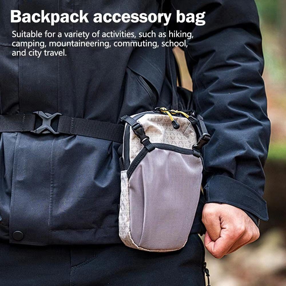 Hanging Pack Water Bottle Holder Bag Backpack Expansion Phone Waist Pack  Camping Essentials