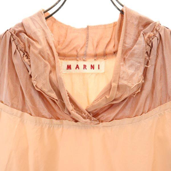 MARNI made in Italy Short sleeve cut off Cut 40 salmon pink Women Used