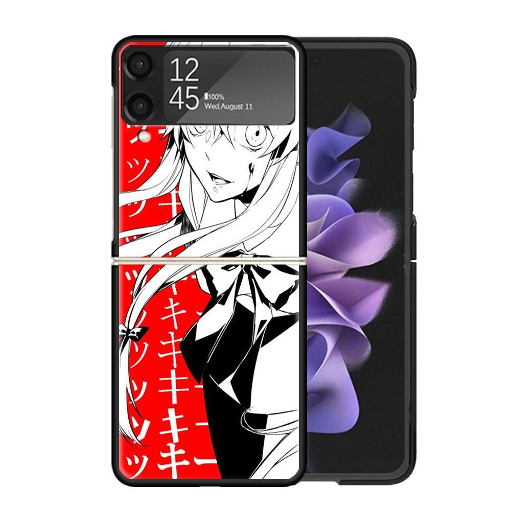 Mirai Nikki Gasai Yuno Anime Cases For Samsung Galaxy Z Flip 4 5 6 7 3 Z Flip7 Flip6 Flip4 Flip5 Flip3 5G Hard Shockproof Fundas