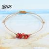 Vibrant Crystal Bracelet Gemstone Women Men Adjustable Braided Boho String