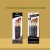 5-Piece High-Grade Nylon Hair Paint Brush Set for DIY and Student Art