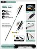 Professional Carbon Fiber Folding Trekking and Trail Running Poles