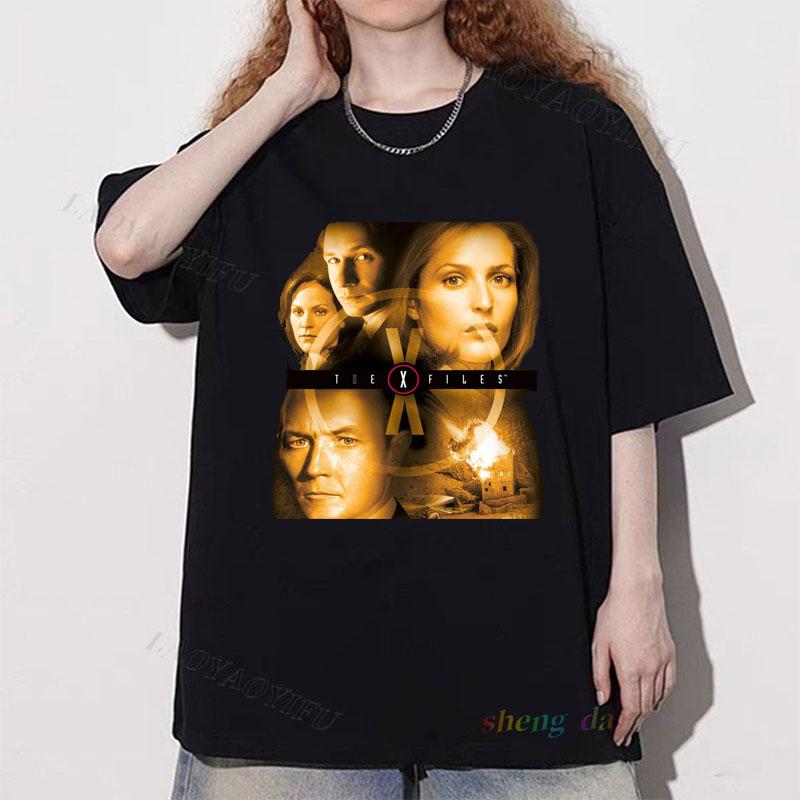 Hot Sale Movie Secret The X Files I Want To Believe Tshirt Cheap Polyester ONeck Streetwear Unisex Unisex Unisex Gothic Clothes