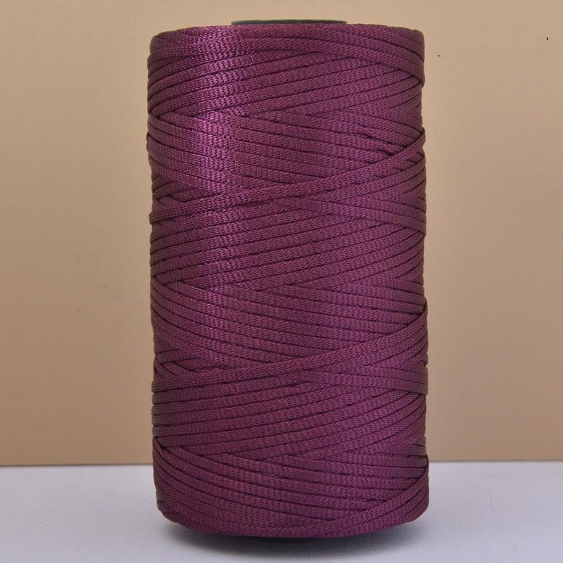 

250г Шовкова Бавовняна Льняна Пряжа для В язання Гачком 2,5 мм Легка Крижаний Шовк Плоска Стрічкова Пряжа Ручна Робота В язання Гачком DIY Сумки Капелюхи Порожниста Нитка