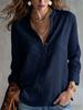 2026 Summer Women's Solid Color Fashion Button Top