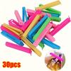 10/20/30pcs Colorful Sealing Clips Kitchen Storage Food Snack Seal Sealing Bag Clips Random Fresh-Keeping Snack Bag Sealer Clamp