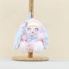 Turn Into Baby Rabbit Plush Keychain Toy Cartoon Doll Backpack Gifts Pendant