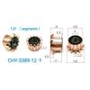 1 Piece Copper Hook Type Electrical Motor Commutator 23X9X17Mm 12P Teeth Copper Hook Type Electrical Motor Commutator
