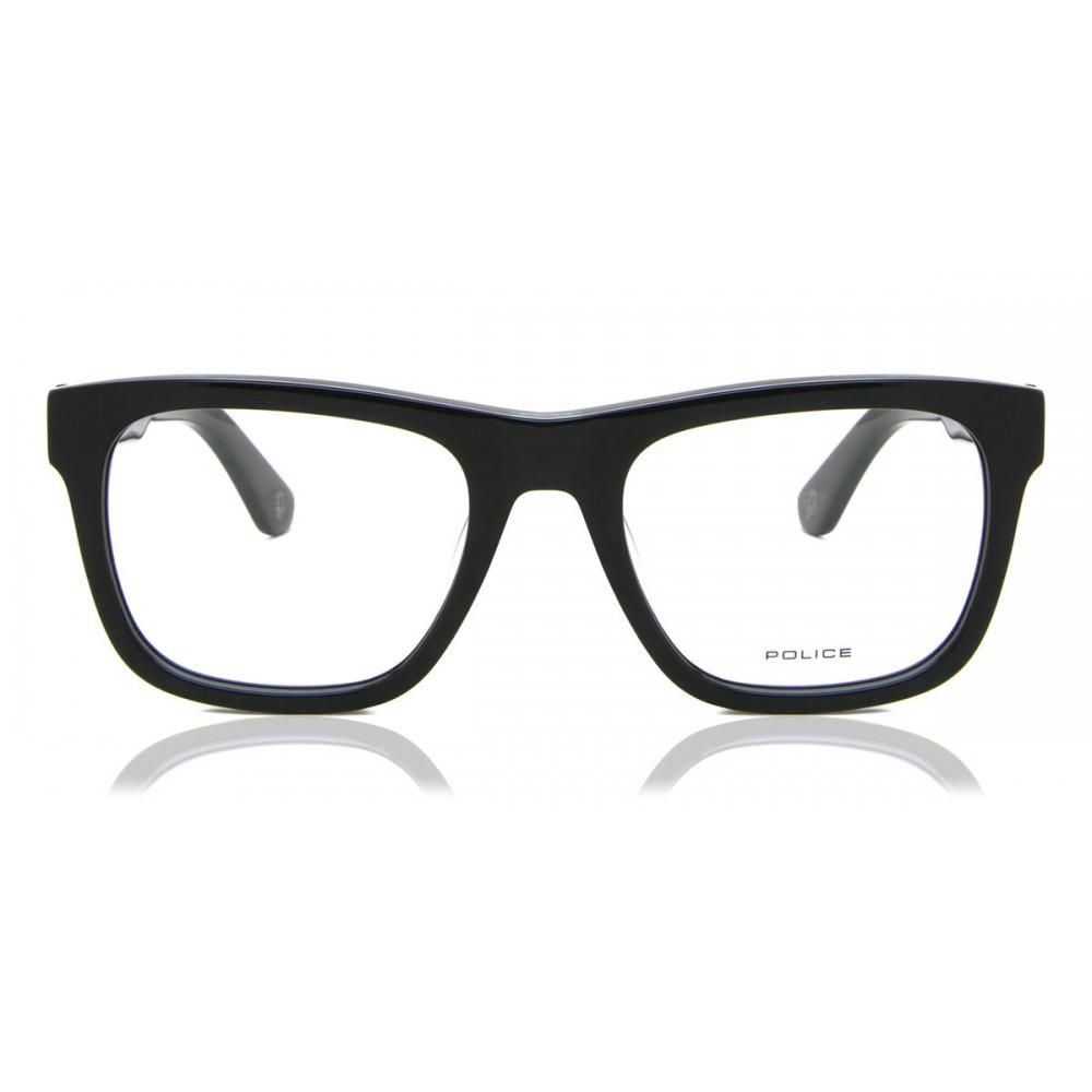 

Police Vple37n Origins Bullet 1 0700 Unisex Eyeglasses Shiny Black/52
