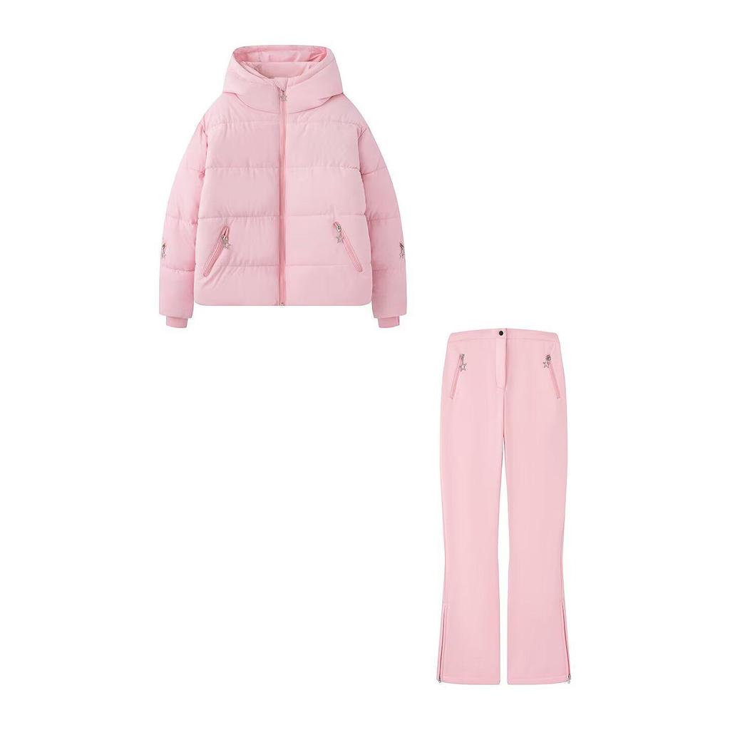 2025 Spring Collection: Women's European & American Style Waterproof Ski Jumpsuit - Warm and Fashionable