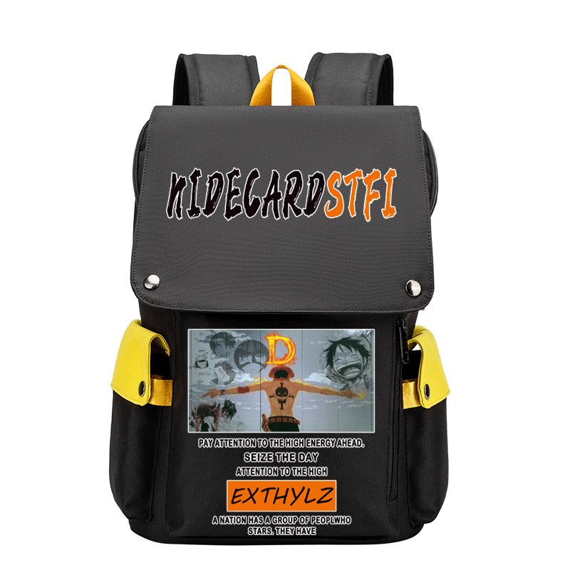 One Piece large-capacity printed backpack 7527 KTB