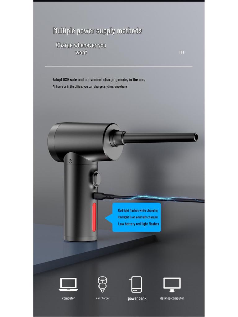 Kabelloser Hochleistungs-Multifunktions-Laubbläser und Staubsauger für Schwimmringe