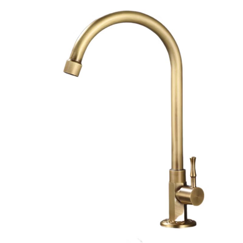 TLXT Antique Brass Rotating Faucet