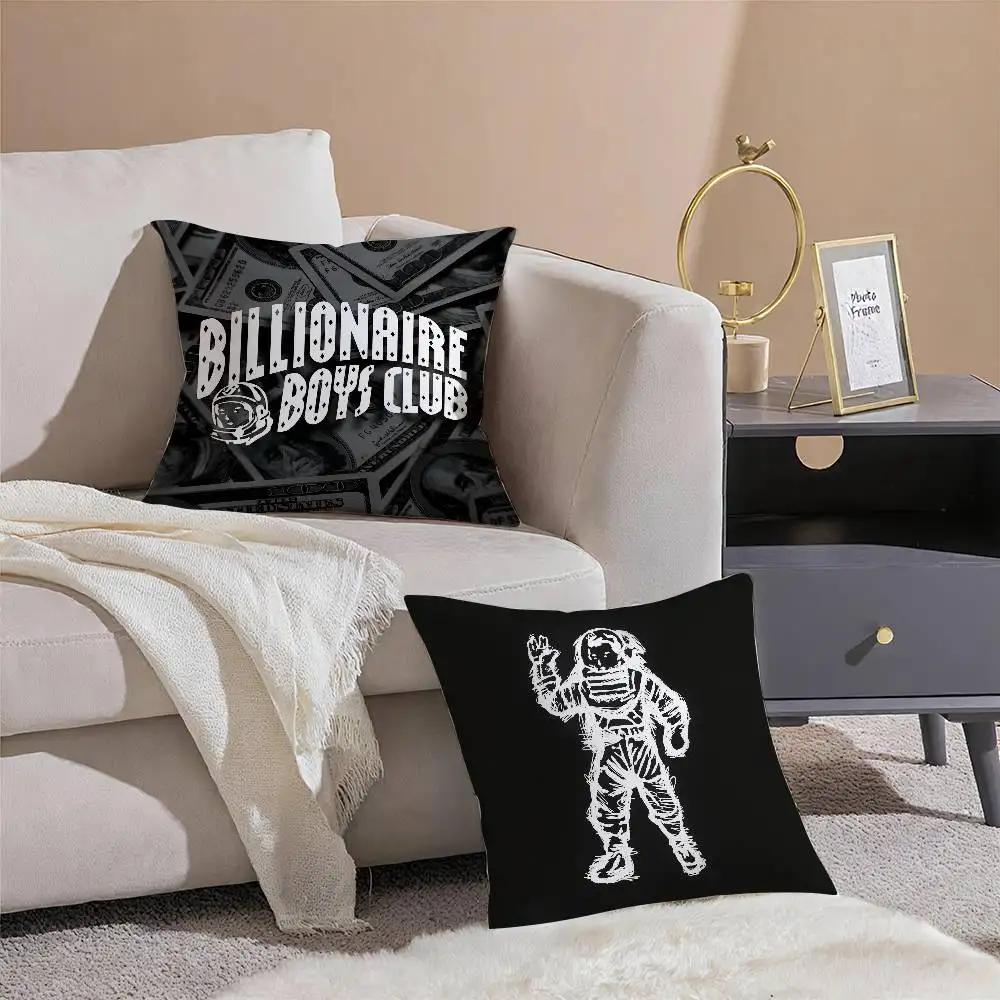 Fashionable Printing Billionaire Boys Club Pillow Case Comfort Sofa Bed Silky Elegant Invisible Zipper Decorative Cushion Cover
