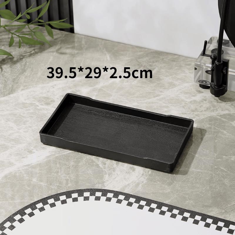 Minimalist Rectangular Plastic Serving Trays