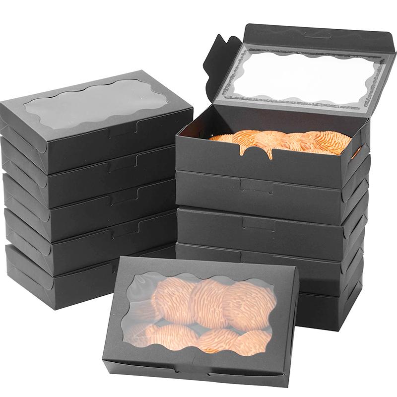 10Pcs/Pack Cardboard Wrap Box Packaging DIY Food Paper Mother's Day Birthday Party Gift Boxes Candy Packaging Boxes