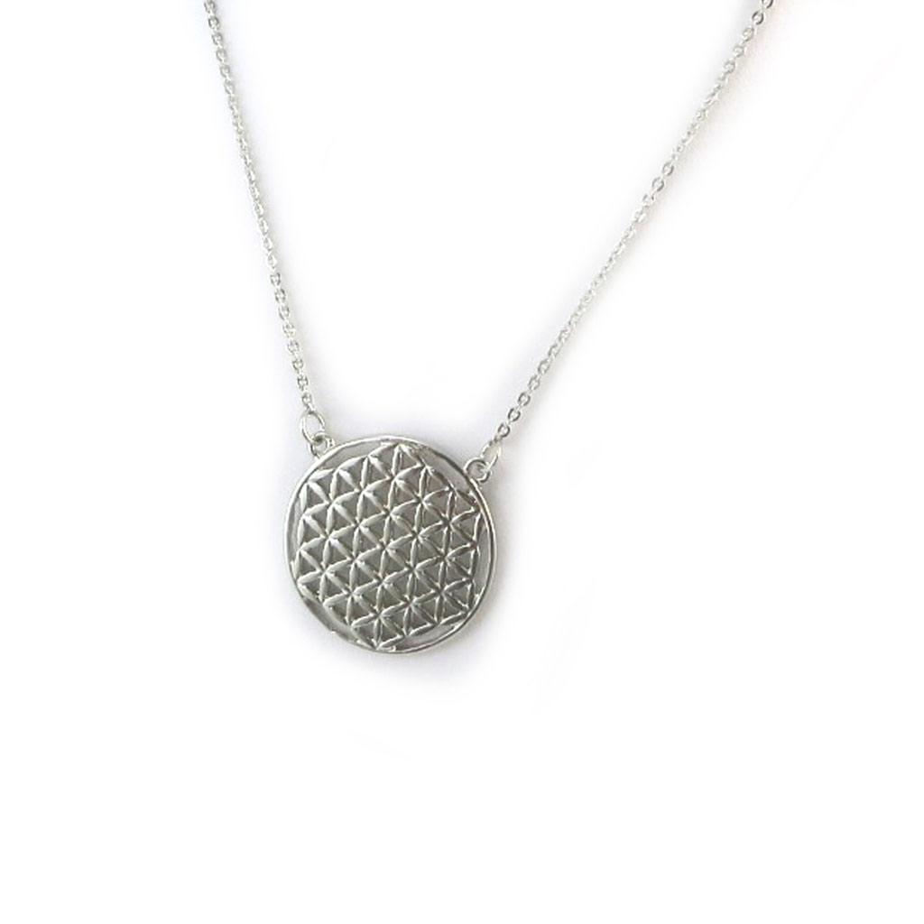 Les Trésors De Lily [N4094] - Silver 'Carmen' Designer Necklace