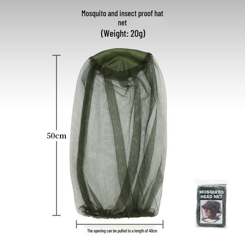 Unisex Outdoor-Fischerhut mit Insektennetz, Sonnenschutz und atmungsaktiver Gesichtsmaske.