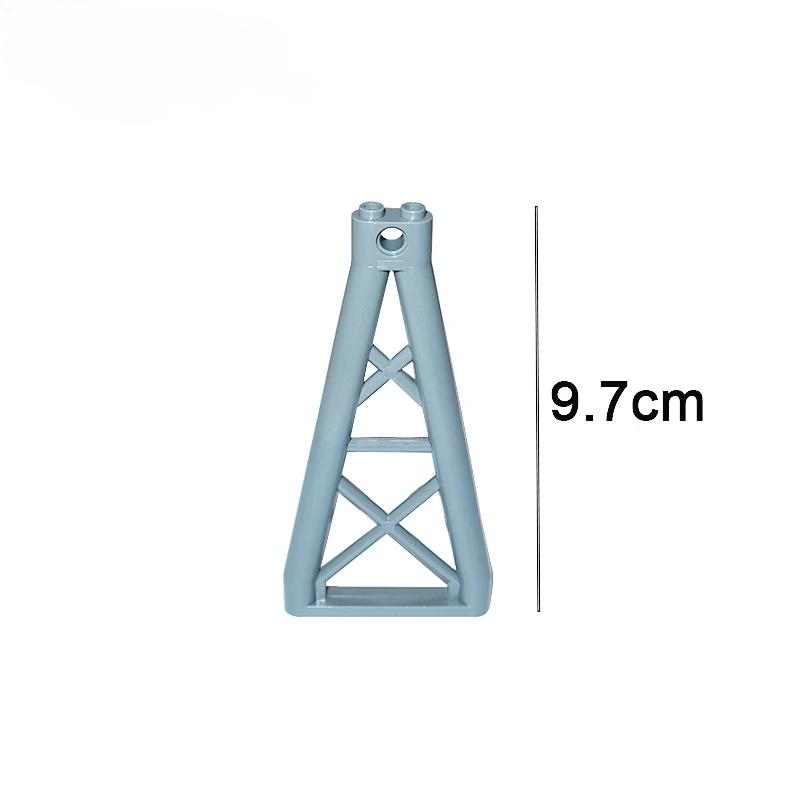Non-Toxic Support 1X6X10 Girder Triangular Building Blocksmoc Parts Assemble Particles Diy Bricks Compatible With 64449 Toys For Children