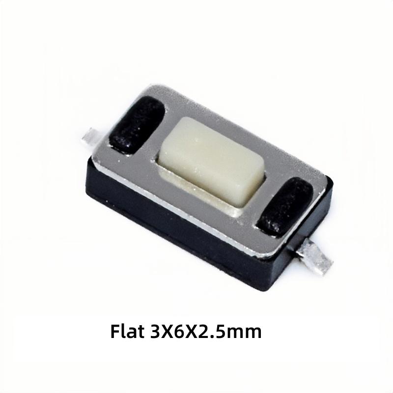 20PCS Micro Tact Push Button Switch 2X4 3X4 3X6 4X4 4.5X4.5 6X6 12X12 DIP SMD Side 2*4 3*4*2.5mm Tactile Tact Key Buttons Switch