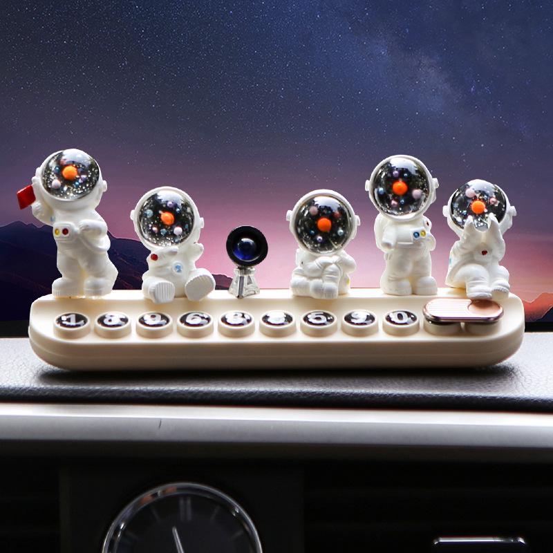 Placa Creativa de Conejo para Teléfono de Coche para Estacionamiento Temporal