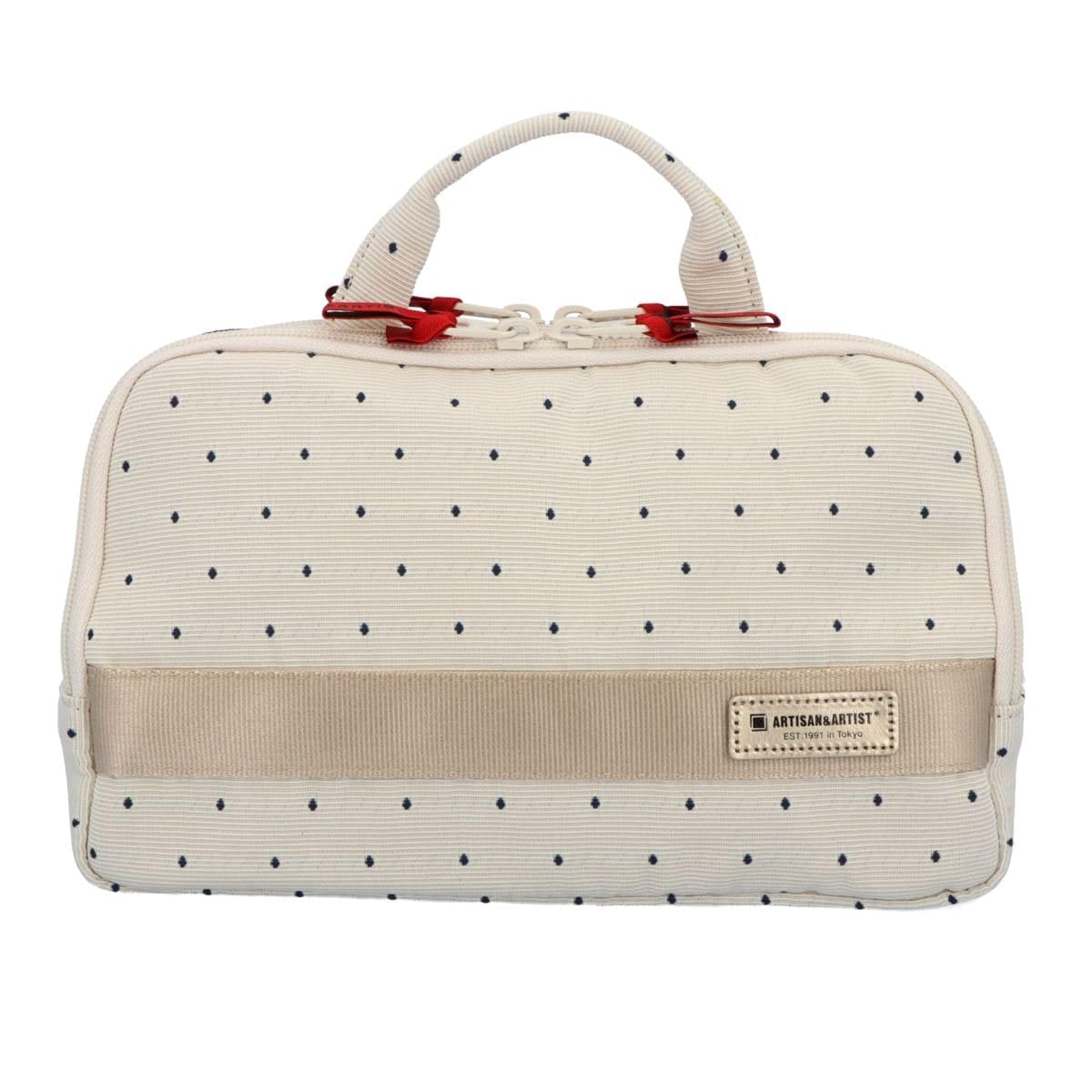 

Косметичка большой вместимости Large Capacity Cosmetic Large Slope Petit Pouch, Форма, Декор, 5WP-PE120, artisan&artist слоновая кость