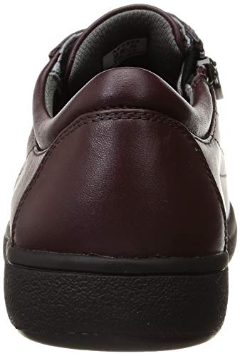 Asahi Top Dry Women's Waterproof Gore-Tex Rain Sneakers (Model TDY-7302), Burgundy, Size 25.0 Cm, 3E