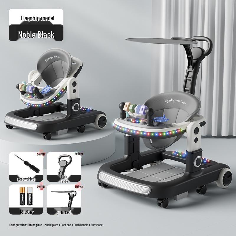 

2024 Многофункциональные детские ходунки: Машина-каталка для обучения ходьбе