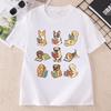 Funny Dog Reading TShirt Cute Dogs With Books Tee Dog Lover Funny Animal Graphic Tee Cotton Short Sleeve Round Neck Tees