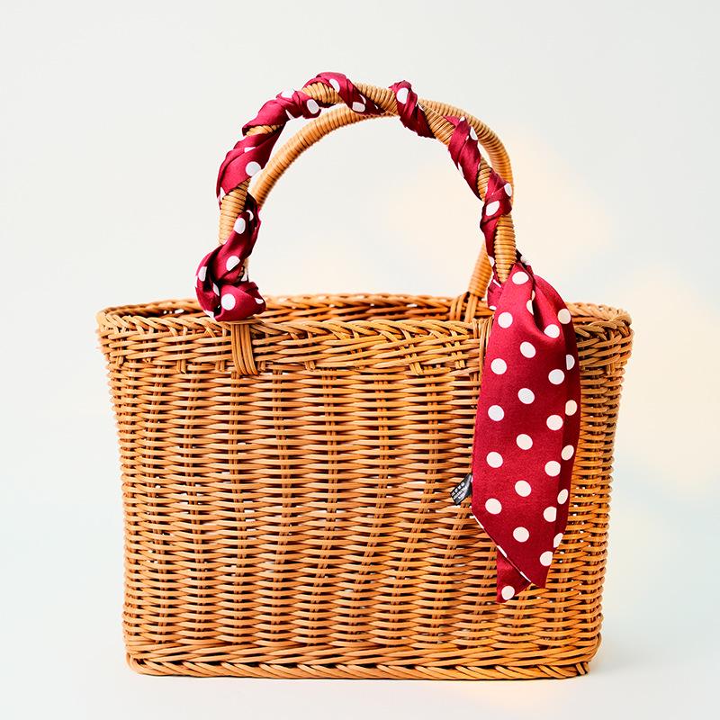 190cm Polka Dot Silk Scarf: Thin, Long, Versatile Ribbon for Hair, Waist, or Bag Accessory