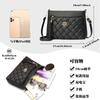 New Large-capacity Square Bag Fashionable Shoulder Bag Retro High-end Tassel Multi-compartment Messenger Bag