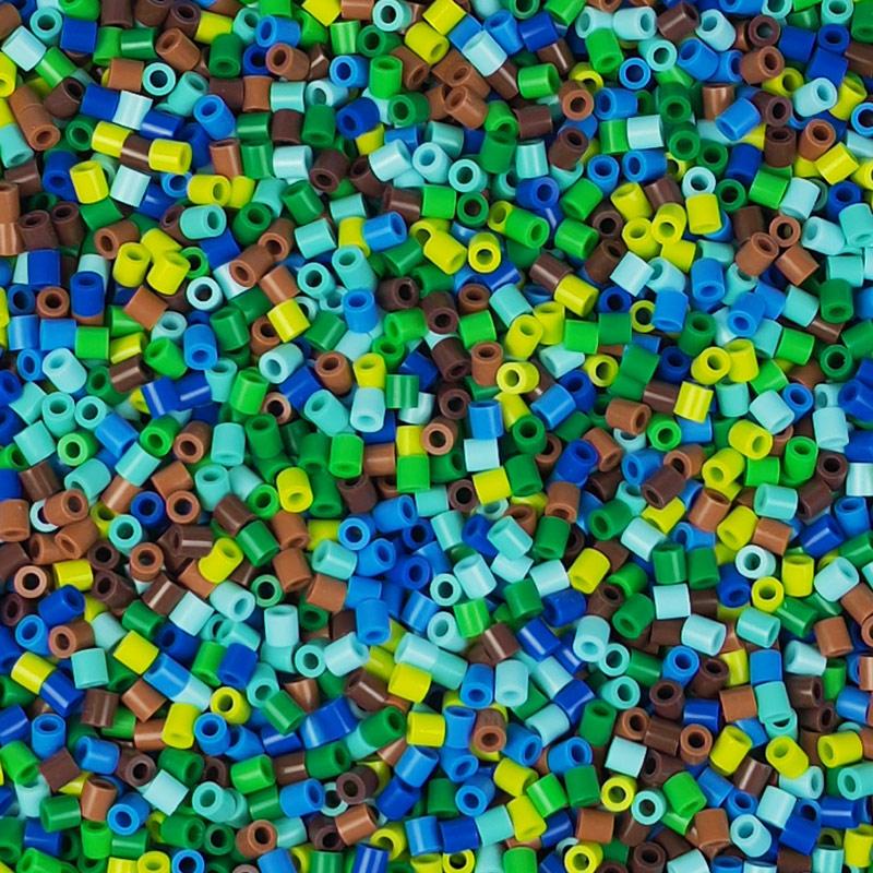 Non-Toxic 5Mm Iron Beads 1000Pcs Pixel Puzzle Iron Beads Mix Colors For Kids Hama Beads Diy High Quality Handmade Gift Toy