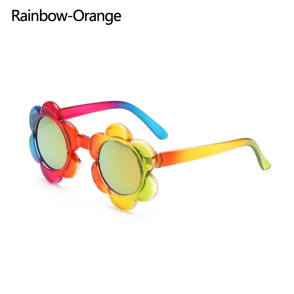 Favors Kids Sunglasses Flower Shaped Sunglasses for Toddler Girls Boys Round Flower Sunglasses