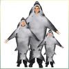 Shark Cosplay Costume For Adults And Kids Halloween Party Stage Performance With Polyester Fabric