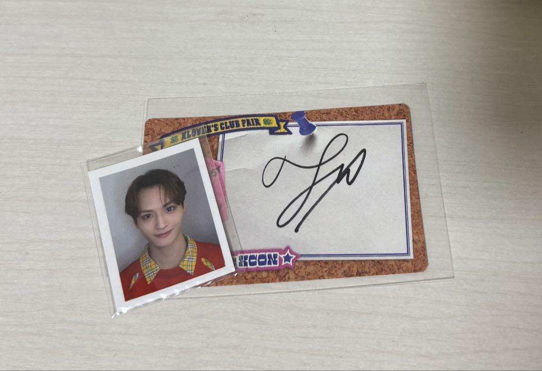 

[USED] KCON JAPAN DXTEEN Terao Koshin ID Photo Sign Card