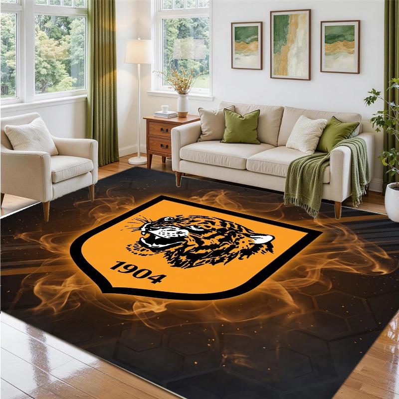 Hull FC Design Crystal Velvet Rug Soft Decorative Mat for Bedroom Entrance