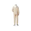 Puma Color Block Kangaroo Pocket Long Sleeve Hoodie And Knit Sports Pants Set Men Sportswear Khaki 672497-67