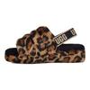 Fluff Yeah piele de oaie cu talpă groasă Papuci de casă pentru femei Maro 1130883-NAT