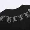 1958 CHROME HEARTS 2025 Summer New High Quality Cotton Round Neck Loose Large Size Men's and Women's T-shirt Couple T-shirt