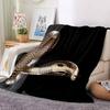 1Pc Snake Art Blanket Soft And Comfortable Casual Warm Camping Travel Christmas Halloween Xmas Gift M928415