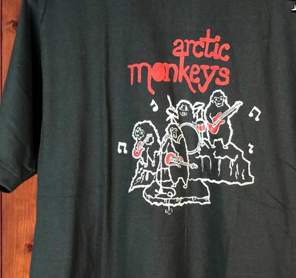 

VTG retro Arctic Monkeys band rock T-shirt black Unisex tee All Sizes JJ4164 2XL