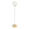 Place Card Holder or Photo Holder In Spiral Wood 13.5 Cm 4 Pieces