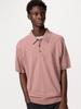 Washable Knit Polo Sweater  Short Sleeve 