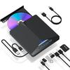 USB 3.0 External DVD Burner & Type-C Multifunctional CD Drive with Expandable Optical Drive