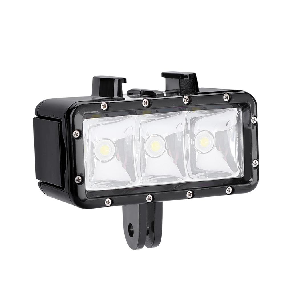 30m 98.4ft Mini Underwater Waterproof Diving LED Video Light Fill Lamp for Hero for SJCam