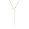 V Shaped Necklace with Bar for Women Stainless Steel Gold Chain Necklaces Party Jewelry Gifts