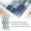 12pcs Drawer Divider Storage Shelves Household Storage Organizer Partition Underwear Drawer BoardLight Blue