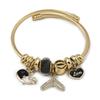 Stainless Steel Open Bracelet Women's Personality Gold, Dolphin Jewelry
